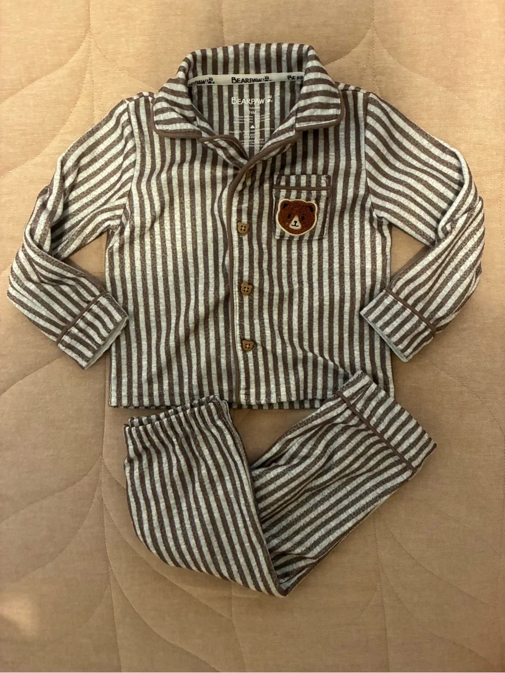 24 Month Bearpaw Pajama Set